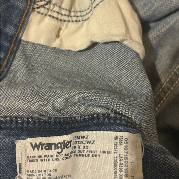 Wranglers Mens 36x32 Mens Wranglers Jeans Mens Denim - Picture 5 of 9